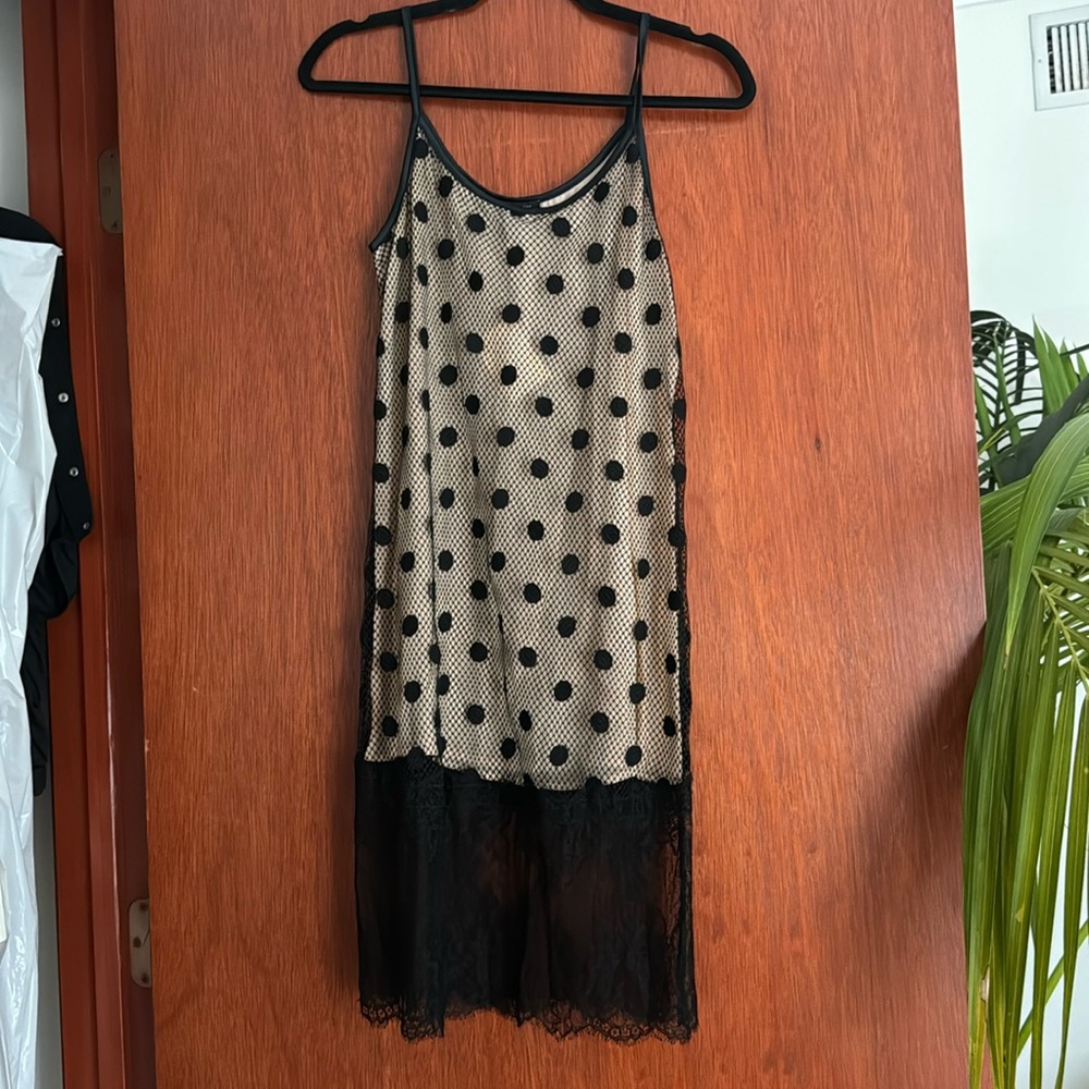 Morgan Lane lace slip dress